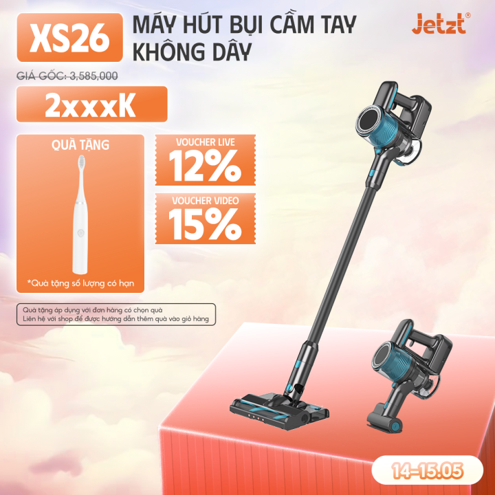 Máy hút bụi cầm tay không dây JETZT XS26