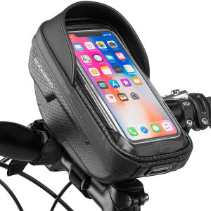 RockBros 6.0 Touchscreen MTB & Road Bike Waterproof Reflective Front Tube Cycling Bag Phone Bag Bicycle Accessories Black Two Style【Buy 3 Get Free Shipping】