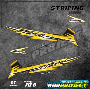 ( COD ) FIZ R  STICKER STRIPING MOTOR YAMAHA  FIZ R  IP.07 STRIPING VARIASI RACING