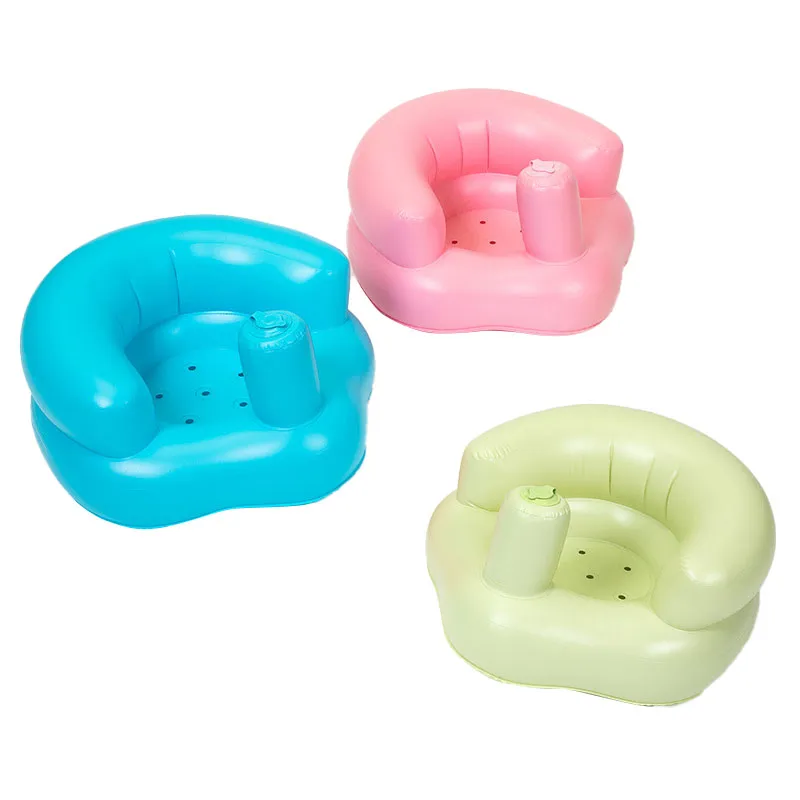 Inflatable Portable Baby Sofa Seat Inflatable Air Sofa Support Seat High  Chair for Baby Kids Sofa - Main Image