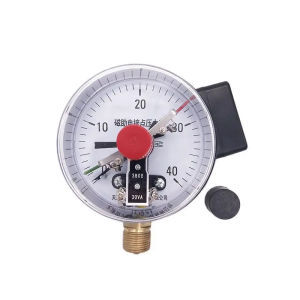 YXC-100 150 electric contact pressure gauge Radial shock resistance magnetic assisted Vacuum negative pressure Hydraulic gauge