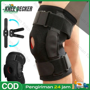 Deker Lutut Premium AOLIKES 7907 + Aluminum Plate dan Strap Knee Support Decker Kneepad Strap