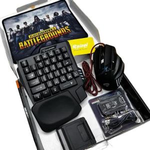 Combo 5 in 1 Bộ bàn phím chuột chơi game DIVIPARD Fullbox thích hợp hệ điều hành Android và iOS 13.4 trở xuống