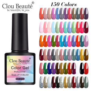Clou Beaute 8ml Colorful Nail Polish Hybrid Varnishes Nail Manicure UV LED Gel Semi Permanent Nails Supplies for Professionals
