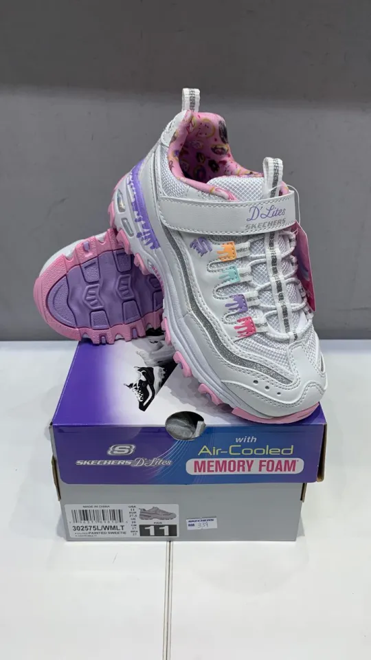 Skechers memory foam best sale kids