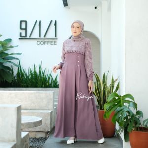 dress jumbo brokat pesta crincle ld 100 110 120 130 140 / gamis jumbo brokat model baru