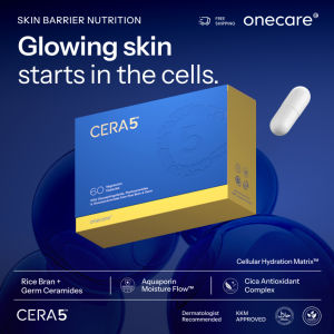 Ready stock ? ? Onecare CERA5 Natural Oral Moisturizer Supplement For Dry Sensitive Skin Eczema Hydration (60 Capsules)