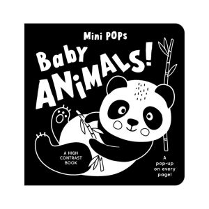 Hello World High Contrast Pop Up Board Book For Babies With Animals Pop Up Pages (Hardcover)