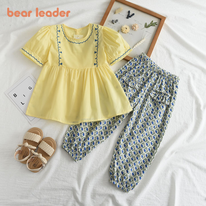 Bear Leader Baby Girls Clothing Sets 2023 Fashion Spring