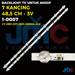 Backlight TV Untuk Modif 7 Kancing 485mm / 485cm