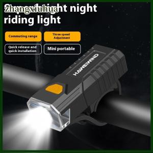 zhangxiuhua 1 Set LED Bike Front Light Type-C Rechargeable Bike Lamp Ultralight Handlebar Lights Waterproof Cycling Flashlight Bicycle Headlight
