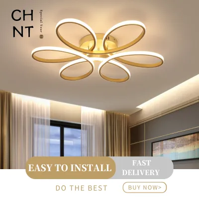Chandellier ceiling lights for living room Modern design Three-Color LED Change Ceiling Light Chandelier For Living Room Dining Light Bedroom Chandelier Ceiling Lights