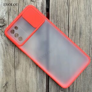 Samsung A03s / M03s SOFT CASE MACARON SLIDE CAMERA PLUS SLOT CARD HOLDER