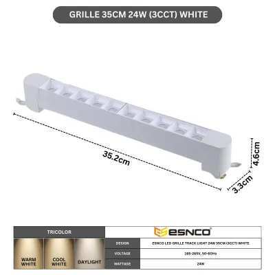 Linear & Grille 24/36W 35/48CM LED Spotlight Track Light
