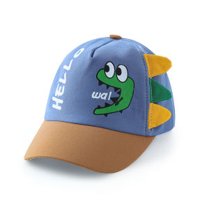 Kids Baseball Cap Cartoon Dinosaur Boy Girl Sun Hat Outdoor Toddler Beach Cap