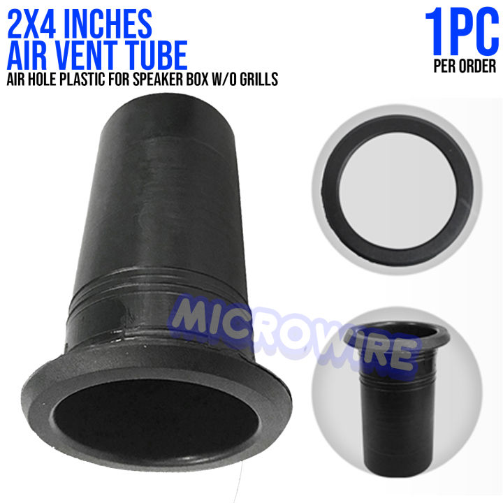 2"X4" Speaker Air Vent Tube Hole Air Hole Plastic for Speaker Box w/o