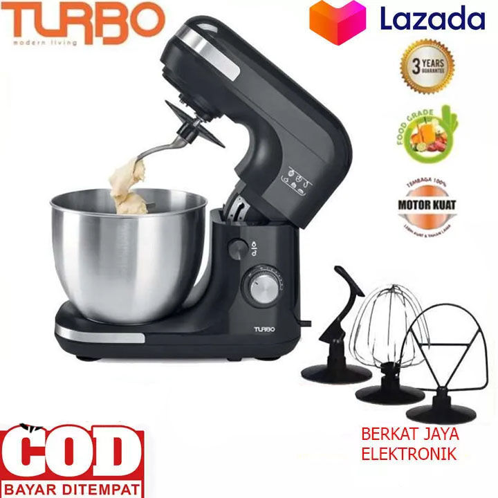 HARGA PROMO!! STAND MIXER TURBO GRANDE MANGKUK BESI LITER
