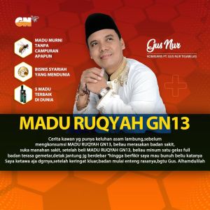 Madu Ruqyah GN13 Original by Gus Nur – Solusi Sehat Herbal Islami Halal Original Premium Alami asli