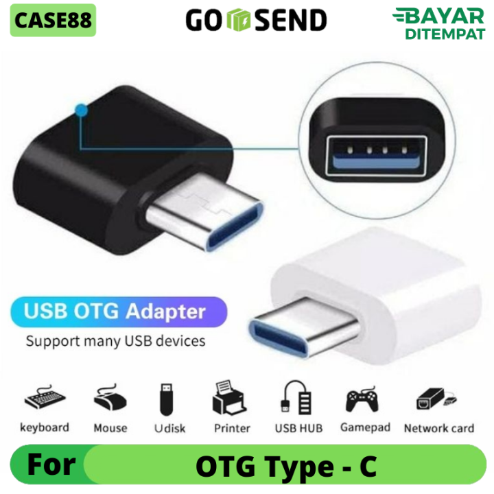 OTG mini USB to Type C / OTG Non Kabel Type C Konektor / OTG TYPE-C ...