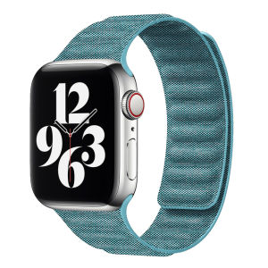 New Original Denim Magnetic Braided Nylon Strap For apple watch Series 10 9 8 7 6 5 SE Band 41mm 45mm 44mm 42mm 46mm 40mm 38mm strap Bracelet apple watch ultra 2 49mm smart watch band