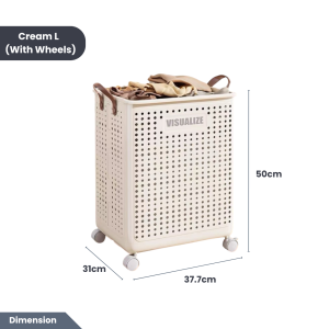 Easyhome.sg Foldable Laundry Basket 8585 / Space Saving Clothes Storage Bag Shelves / BEST SELLER !