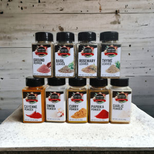 Starter Bundle 9 PCS Set Premium Herbs & Spices by Jinkys Daily Herbs & Spices