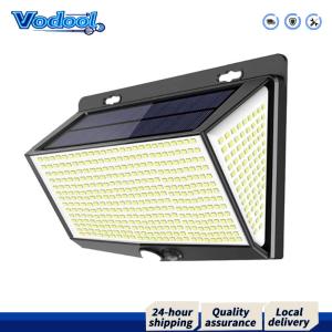 Solar Powered Wall Light with Motion Detection 468 LED for Outdoor Garden and Street Decoration