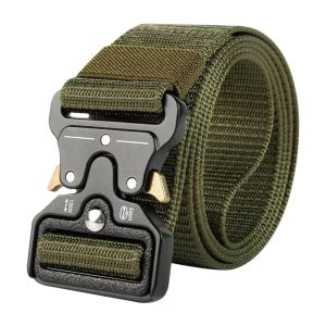 Outdoor Tactical Belt Quick Release Outdoor Belt Soft Real Nylon Sports Accessories