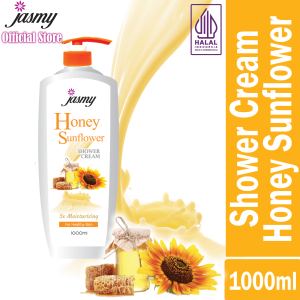 JASMY Shower Cream 1000ml Honey Sunflower Import dari Malaysia
