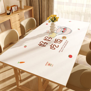 Taplak Meja Ruang Tamu Kulit Aesthetic Motif/Alas Meja Makan Anti Minyak Anti Air/Taplak Meja Tamu/Meeting/Ruang Kerja