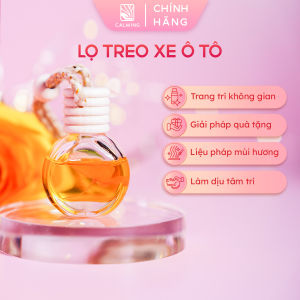 Lọ Tinh Dầu Treo Xe Ô Tô Hình Đồng Tiền Nguyên Chất Thơm Phòng Khuếch Tán Khử Mùi Đuổi Muỗi - Oils Calming