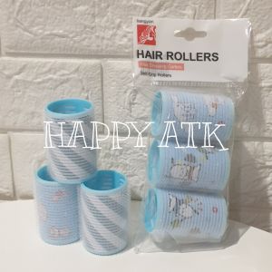 ROL RAMBUT PEREKAT / ROLL RAMBUT / ROL SALON WANITA PEREMPUAN CEWEK MOTIF GULUNGAN RAMBUT / AKSESORIS RAMBUT / HAIR ROLLERS