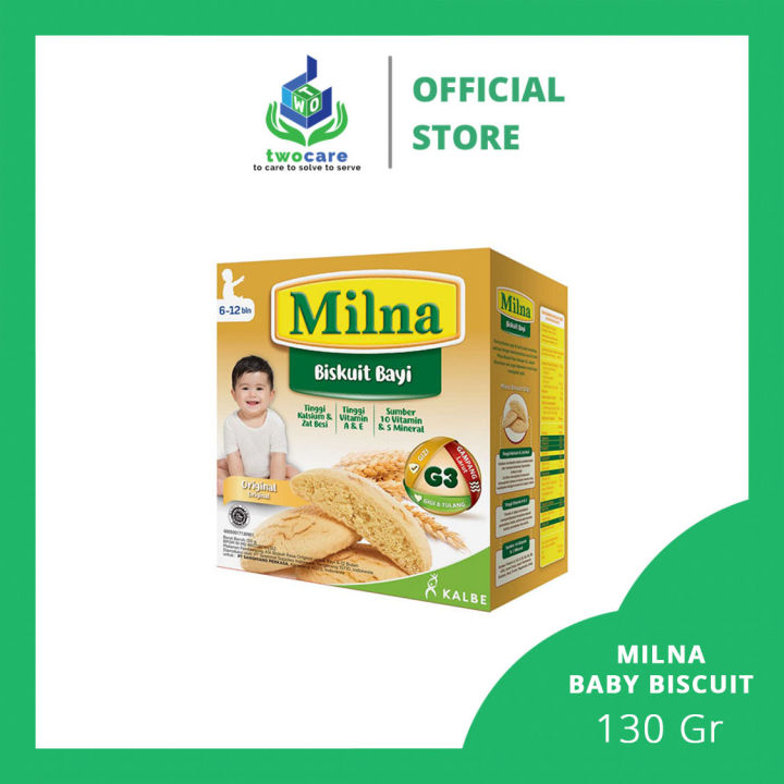Milna Baby Biscuit 130 gr Original Biskuit Bayi Lazada Indonesia