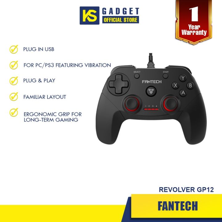 FANTECH GP12 REVOLVER WIRED GAMING CONTROLLER FOR PC / PS3 | Lazada