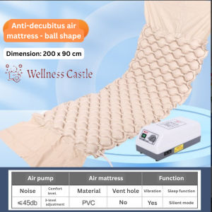 [RTD] 3 Pin Plug Anti Decubitus Bubble Mattress with Pump Tilam Angin Hospital Bed Sore/Kudis Tekanan Rehab Bedridden