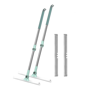 Pet Hair Removal Squeegee Broom NonMarking Rubber Blades Quickly Dries Surfaces Perfect For Bathroom Garage Cleaning