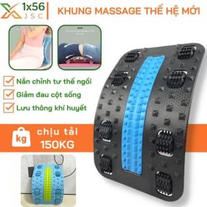 Khung Massage Hỗ Trợ Tập Lưng Thế Hệ Mới Khung Nắn Chỉnh Cột Sống Và Thoát Vị Đĩa Đệm - Dụng Cụ Mát Xa Lưng Thiết Kế Bánh Xe Gai Giúp Lưu Thông Khí Huyết