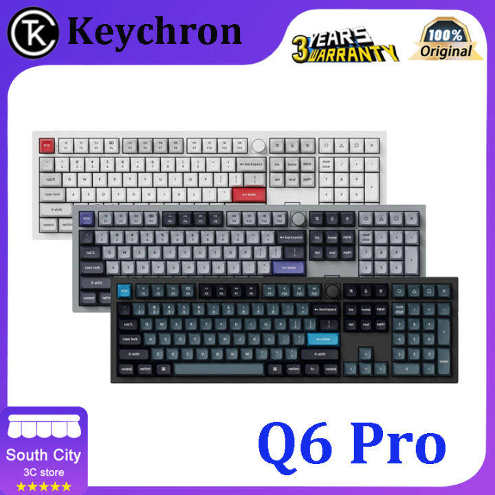 Keychron Q6 Pro Bluetooth Mechanical Keyboard Gasket dual mode custom ...