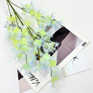 Cành cỏ điểm hoa bay chấy liệu PVC lụa cao cấp. Hoa Lụa Decor