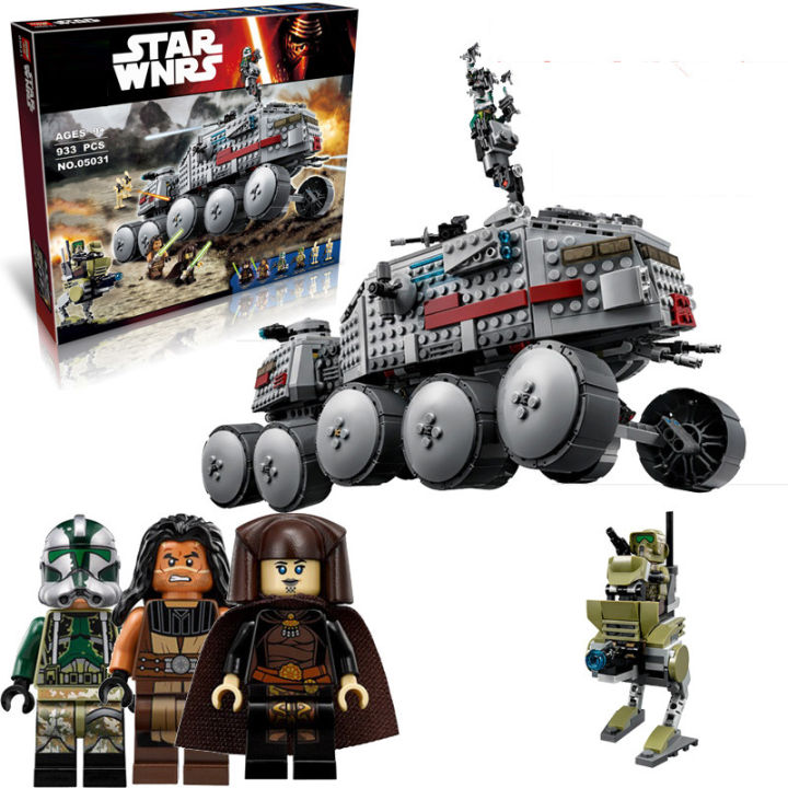 Lego Building Blocks Star Wars Clone Army Turbo Tank 75151 Boy Assembly ...