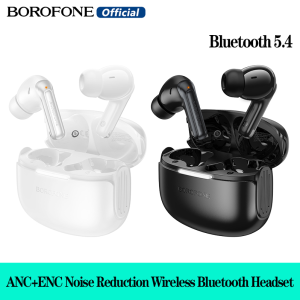 【ใหม่】BOROFONE FQ9 PLUS TWS ชุดหูฟังไร้สาย True ANC + ENC หูฟังบลูทูธลดเสียงรบกวนพร้อมไมโครโฟนหูฟังชนิดใส่ในหูไฮไฟ StereoMusic หูฟังสำหรับเล่นกีฬา Universal สำหรับสมาร์ทโฟนทุกรุ่น