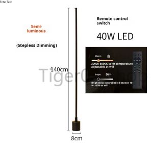 Minimalist LED Eye Care Floor Lamp Dimmable Standing Lamp for Living Room Bedroom Corner Soft Ambient Lighting
