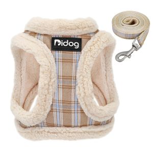 Winter Small Dog Harness Vest and Leash Set Cotton Comfortable Soft Puppy Dog Harness and Leads CatHarness for Small Dogs2026