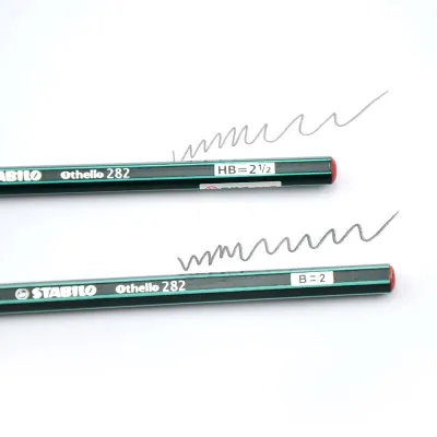 STABILO Othello 282 Graphite Pencil ( F H 2H 3H 4H HB B 2B 3B 4B 5B 6B 7B 8B )