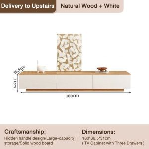 TV cabinet coffee table combination living room advanced TV cabinet solid wood TV cabinet