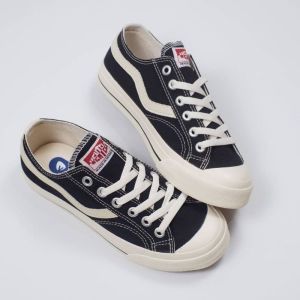 VENTELA PUBLIC LOW BLACK WHITE SEPATU SEKOLAH KULIAH SEPATU OOTD HITS TERBARU KEKINIAN