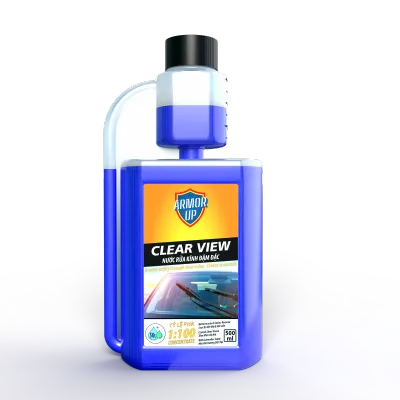 Nước Rửa Kính Ô tô Đậm Đặc - Armor Up Clear View - Không Ăn Mòn Gạt Mưa - Hương Lavender - Sạch Nhanh