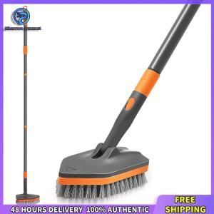 Winnereco Shower Cleaning Brush with Long Handle Floor Scrubbing Brush Detachable for Pool Carpet Wet Room Wooden Floors Kitchen