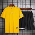 Drifit Simple and breathable Fashion Korean Casual Terno For men T-shirt & Short Trend Suit unisex. 