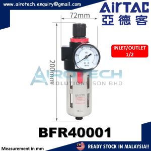 AirTAC AFR BFR Series Air Filter + Regulator (FR) Combination AFR2000 BFR2000 BFR3000 BFR4000